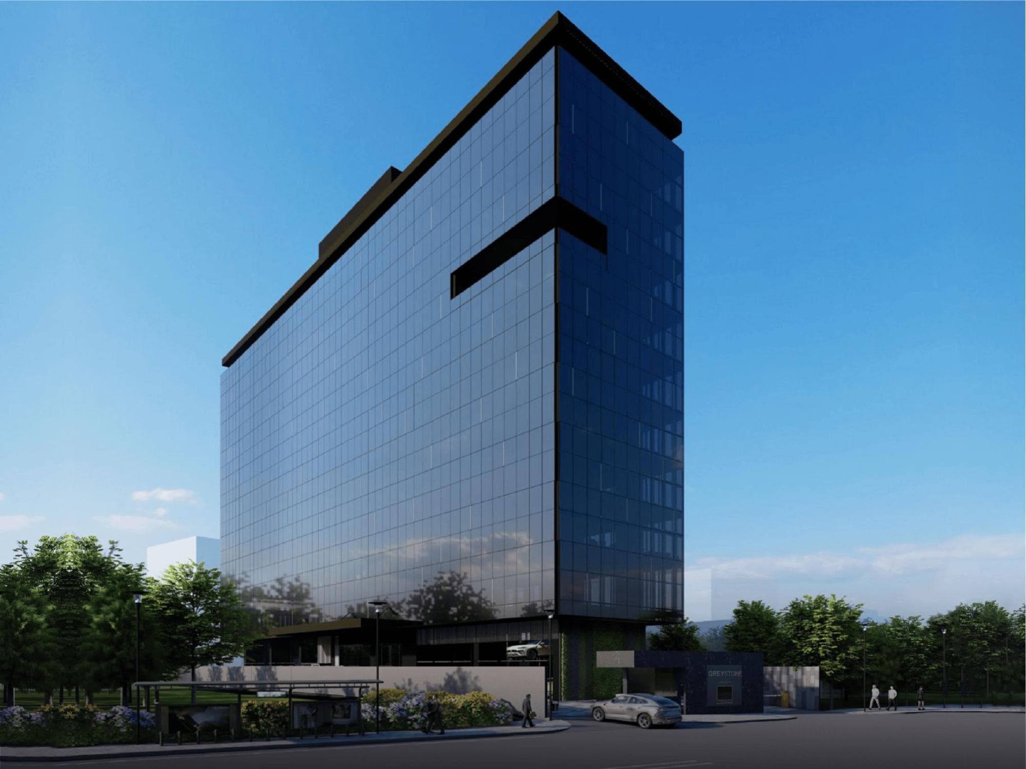Modern Grade A commercial office building