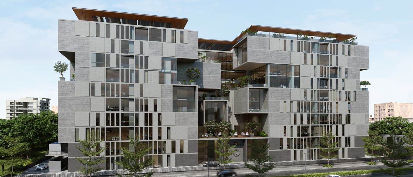 Rohan Mithila Business Park.